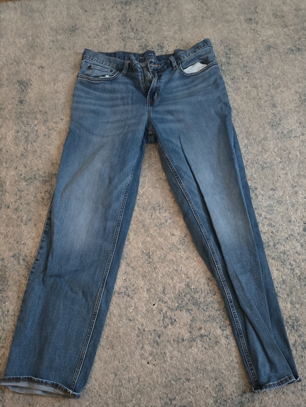 Old Navy Men’s Blue Straight-Leg Jeans